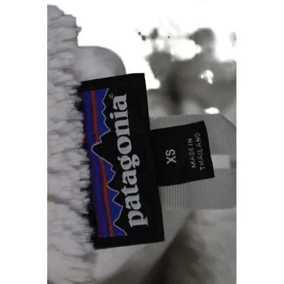 Patagonia Women White Zip Long Sleeve Jacket Size XS - Picture 5 of 5